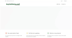 Desktop Screenshot of buysellmemo.com